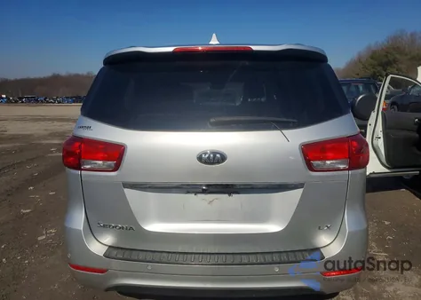 2016 Kia Sedona Lx из США, поврежденный, VIN KNDMB5C11G6164457